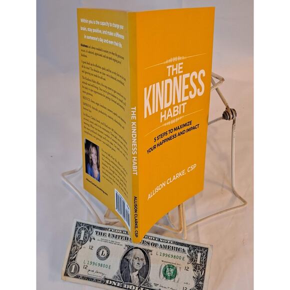 The Kindness Habit by Allison Clarke (2018 1st Ed., Inscr. by author, Softcover) - Picture 4 of 7